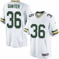 Mens Nike Green Bay Packers #36 LaDarius Gunter Limited White NFL Jersey