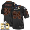 Nike Denver Broncos #94 DeMarcus Ware New Lights Out Black Super Bowl 50 Men Stitched NFL Elite Jersey