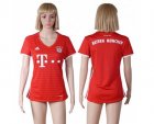 Womens Bayern Munchen Blank Home Soccer Club Jersey