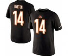 Nike Cincinnati Bengals Andy Dalton Pride Name & Number T-Shirt Black