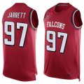 Mens Nike Atlanta Falcons #97 Grady Jarrett Limited Red Player Name & Number Tank Top NFL Jersey - å‰¯æœ¬