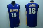 nba los angeles lakers #16 gasol regular purple