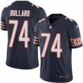 Mens Nike Chicago Bears #74 Jonathan Bullard Limited Navy Blue Rush NFL Jersey