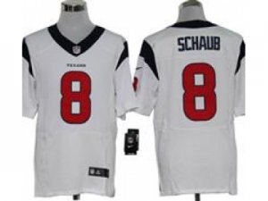 Nike Houston Texans #8 Matt Schaub White Elite Jerseys