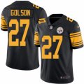 Men Nike Pittsburgh Steelers #27 Senquez Golson Black Color Rush Limited Jersey