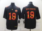 Nike Steelers #19 JuJu Smith Schuster Black Colorful Fashion Limited Jersey
