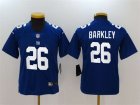 Nike Giants #26 Saquon Barkley Royal Youth Vapor Untouchable Limited Jersey