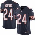 Men's Nike Chicago Bears #24 Jordan Howard Limited Navy Blue Rush NFL Jersey