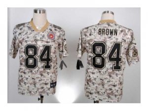 Nike jerseys pittsburgh steelers #84 brown camo[2013 new Elite]