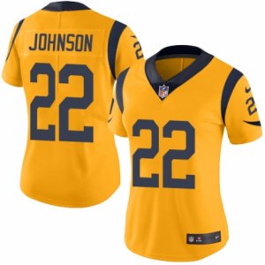 Women\'s Nike Los Angeles Rams #22 Trumaine Johnson Limited Gold Rush NFL Jersey