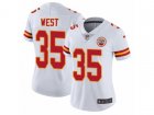 Women Nike Kansas City Chiefs #35 Charcandrick West Vapor Untouchable Limited White NFL Jersey