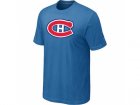 NHL Montreal Canadiens Big & Tall Logo light Blue T-Shirt
