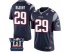 Youth Nike New England Patriots #29 LeGarrette Blount Navy Blue Team Color Super Bowl LI Champions NFL Jersey