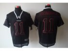 Nike NFL Arizona Cardinals #11 Larry Fitzgerald Black jerseys[Elite lights out]