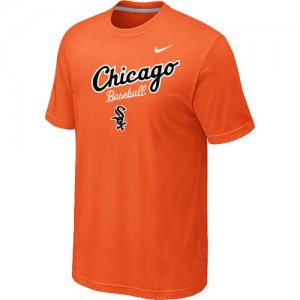 Nike MLB Chicago White Sox 2014 Home Practice T-Shirt - Orange