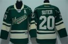 Youth Minnesota Wild #20 Ryan Suter Green Stitched NHL Jersey