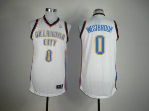 nba oklahoma city thunder #0 westbrook white