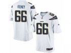 Mens Nike Los Angeles Chargers #66 Dan Feeney Limited White NFL Jersey