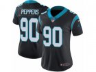 Women Nike Carolina Panthers #90 Julius Peppers Vapor Untouchable Limited Black Team Color NFL Jersey