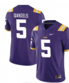 Nike Vikings #5 DANIELS Purple Vapor Untouchable Limited Jersey