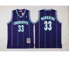 nba new orleans hornets #33 mourning pueple[stripe][2016 new]