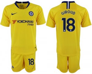 2018-19 Chelsea 18 GIROUD Away Soccer Jersey