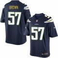 Mens Nike San Diego Chargers #57 Jatavis Brown Limited Navy Blue Team Color NFL Jersey