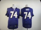 Nike Baltimore Ravens #74 oher purple jerseys[Elite]