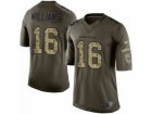 Mens Nike Arizona Cardinals #16 Chad Williams Limited Green Salute to Service NFL Jersey