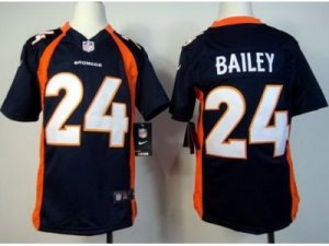 Nike NFL Youth Denver Broncos #24 Champ Bailey Blue Jerseys