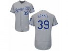 Mens Majestic Kansas City Royals #39 Jason Hammel Grey Flexbase Authentic Collection MLB Jersey