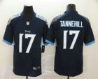 Mens Tennessee Titans #17 Ryan Tannehill Nike Navy Blue New 2018