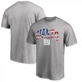 New York Giants Pro Line by Fanatics Branded Banner Wave T-Shirt Heathered Gray