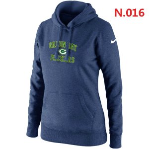 Women Green Bay Packers Logo Pullover Hoodie-2