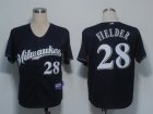 MLB Milwaukee Brewers #28 Fielder Blue[Cool Base][Milwaukee]