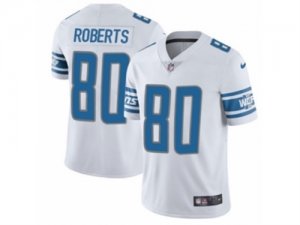 Mens Nike Detroit Lions #80 Michael Roberts Limited White NFL Jersey