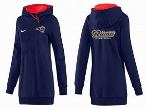 Women St. Louis Rams Logo Pullover Hoodie-037