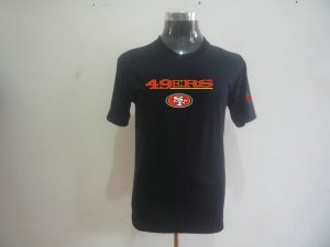 Nike San Francisco 49ers Authentic Logo T-Shirt - Team Color Black