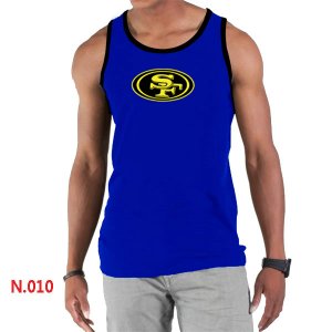 Nike NFL San Francisco 49ers Sideline Legend Authentic Logo men Tank Top Blue 6