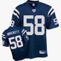 Indianapolis Colts #58 Gary Brackett blue