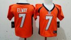 Nike kids denver broncos #7 john elway orange jerseys