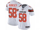 Women Nike Cleveland Browns #58 Christian Kirksey Vapor Untouchable Limited White NFL Jersey