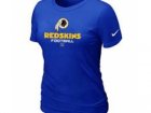 Women Washington RedSkins Blue T-Shirt