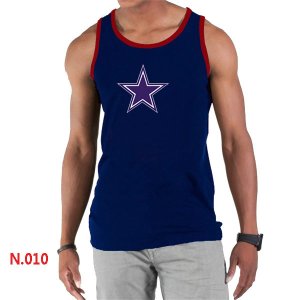 Nike NFL Dallas cowboys Sideline Legend Authentic Logo men Tank Top D.Blue