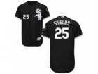 Mens Majestic Chicago White Sox #25 James Shields Black Flexbase Authentic Collection MLB Jersey