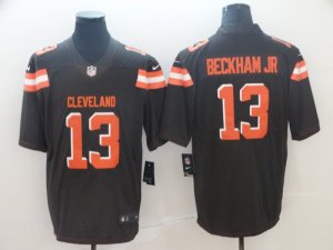 Nike Browns #13 Odell Beckham Jr Brown Vapor Untouchable Limited Jersey