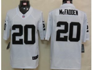 Nike NFL oakland raiders #20 darren mcfadden white jerseys[Limited]