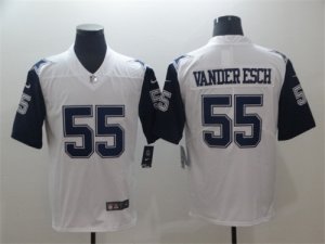 Nike Cowboys #55 Leighton Vander Esch White Color Rush Limited Jersey