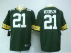 Nike Green Bay Packers #21 Woodson green Game Jerseys