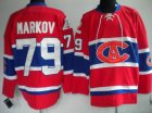 nhl montreal canadiens #79 markov red ca